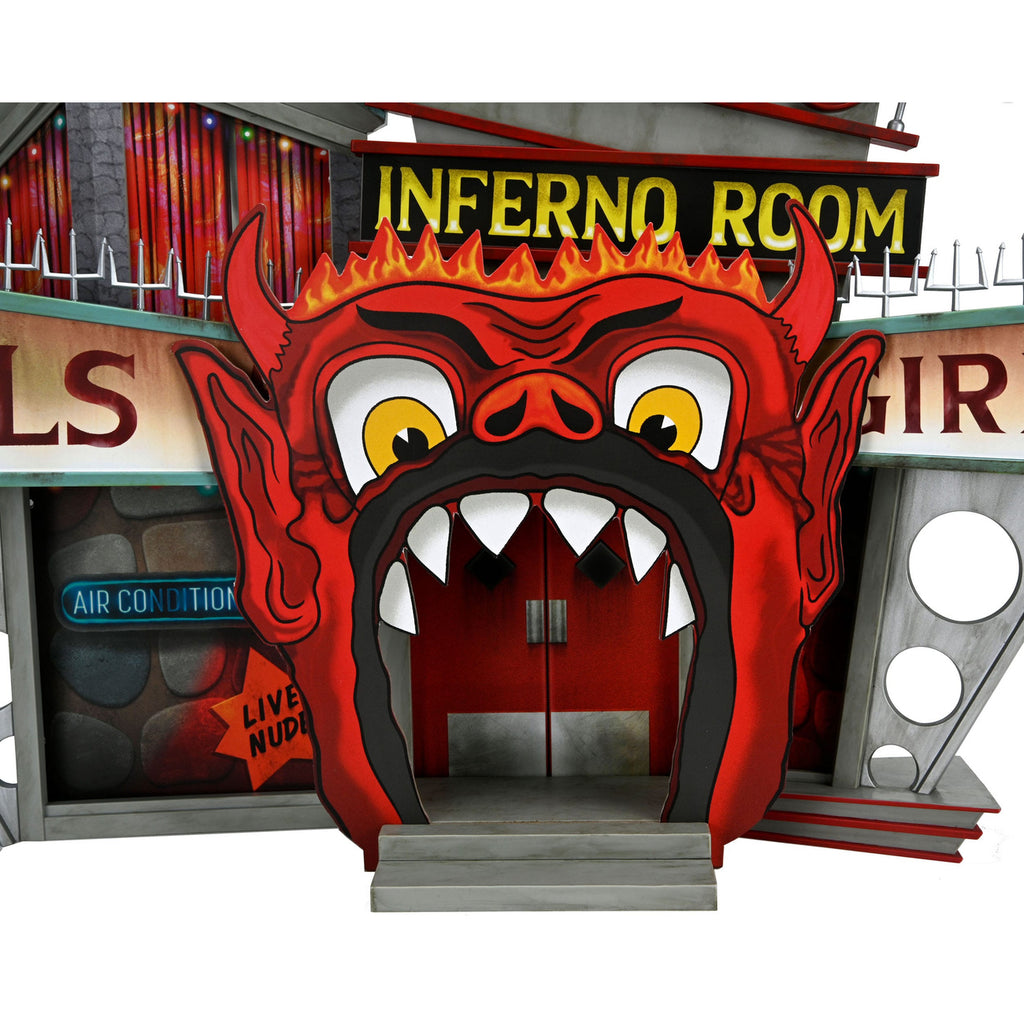 Imagen del producto Beetlejuice (1988) Diorama Trenchcoat with Spikes Inferno