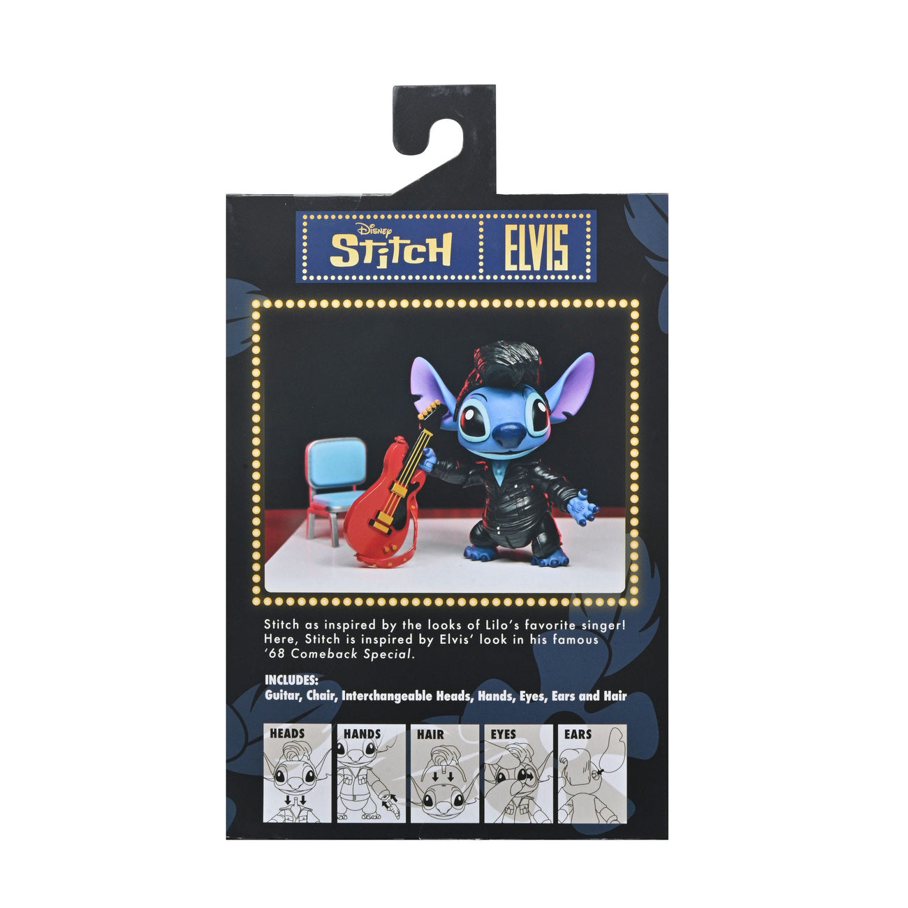 Imagen del producto Lilo & Stitch Figura de acción Ultimate Singer Elvis Stitch 7 cm