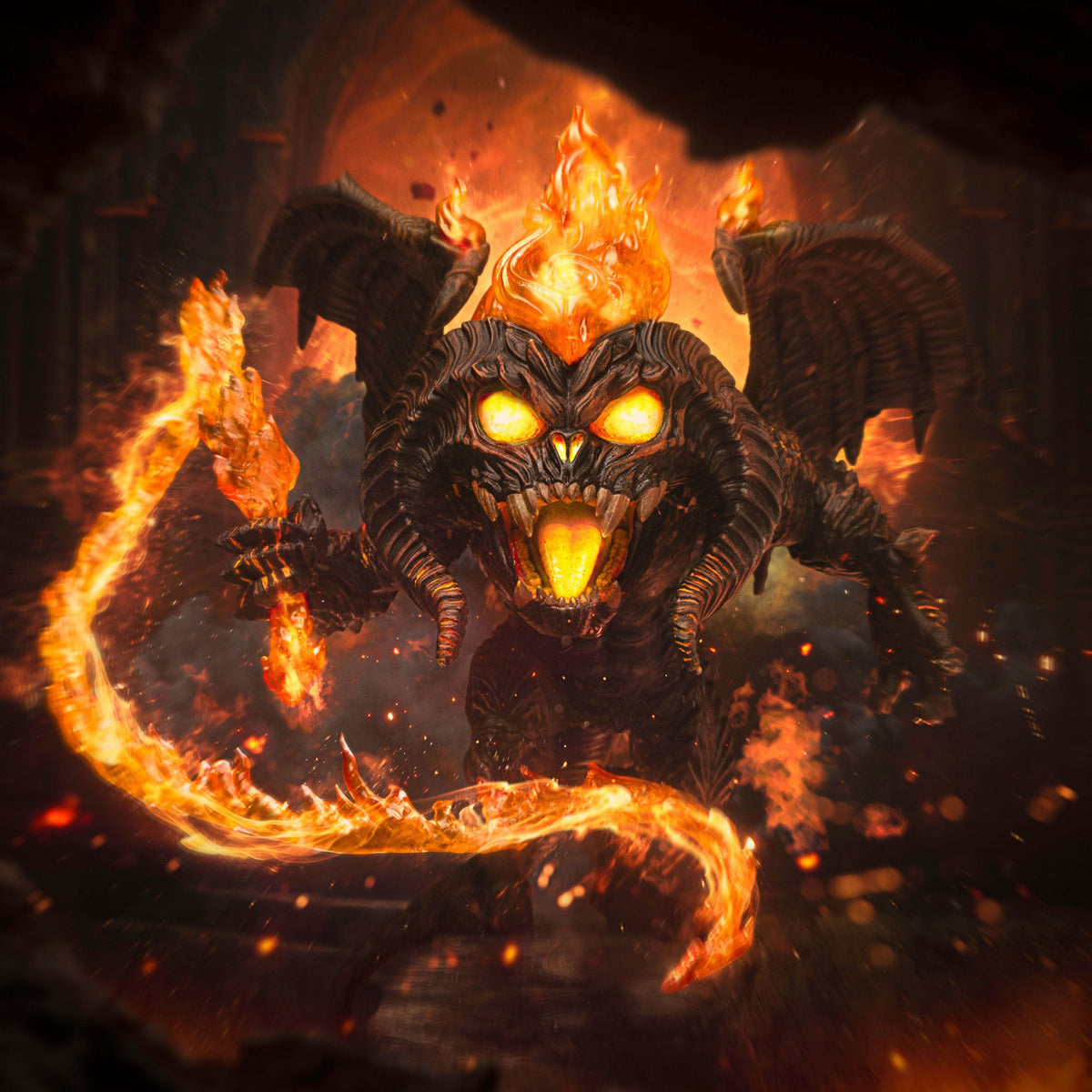 Imagen del producto El Señor de los Anillos figura PVC Mini Co. Balrog 17 cm
