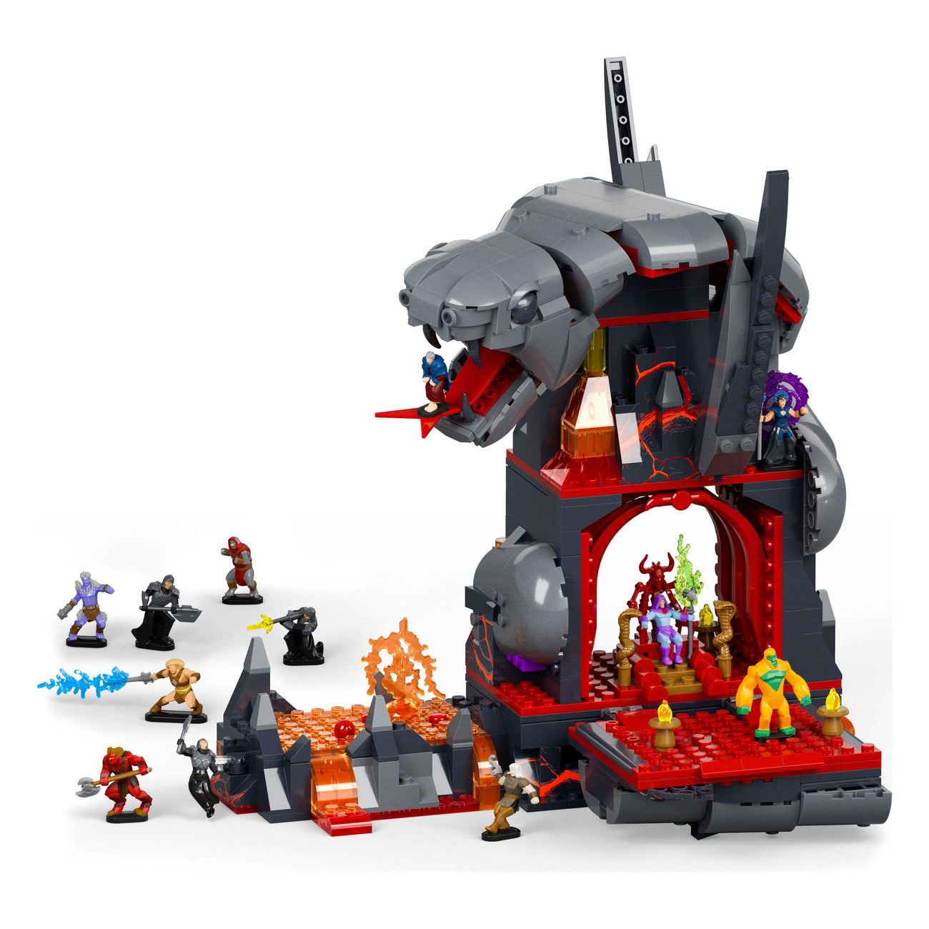 Imagen del producto Masters of the Universe Mattel Brick Shop Set de construcción Snake Mountain
