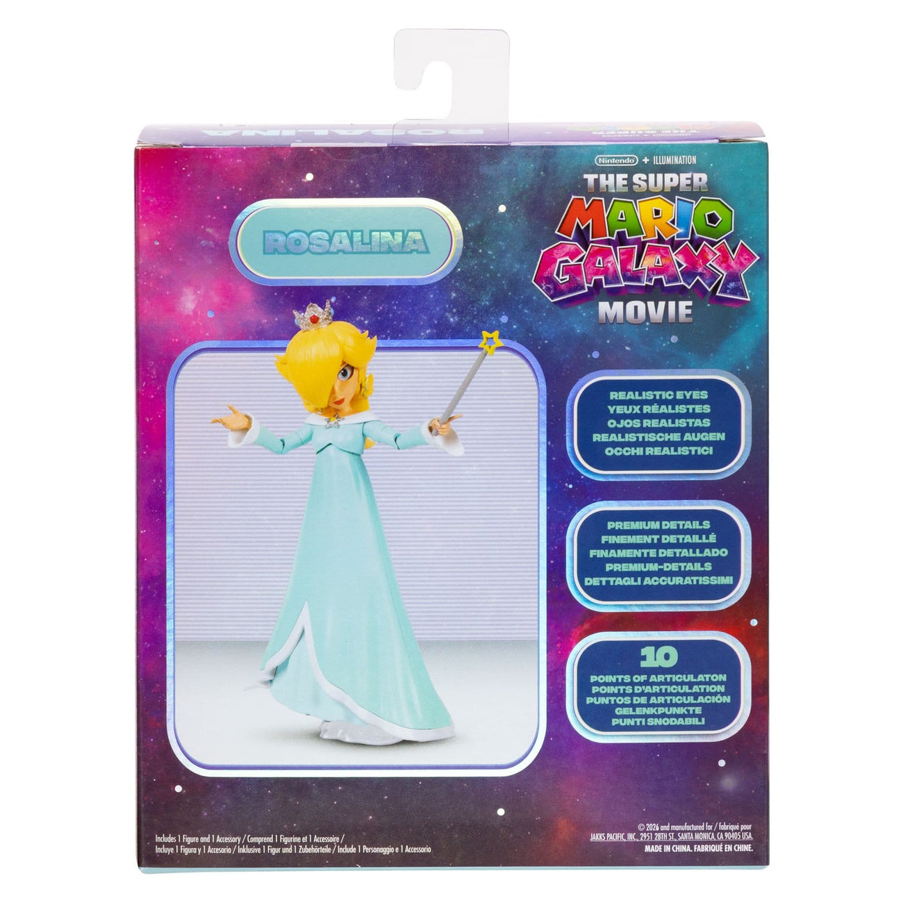 Imagen del producto Figura de acción de la película Super Mario Galaxy Rosalina 13 cm