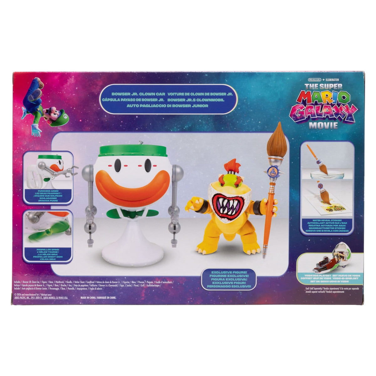 Imagen del producto Figura de acción película Super Mario Galaxy Bowser Jr. con Clown Car