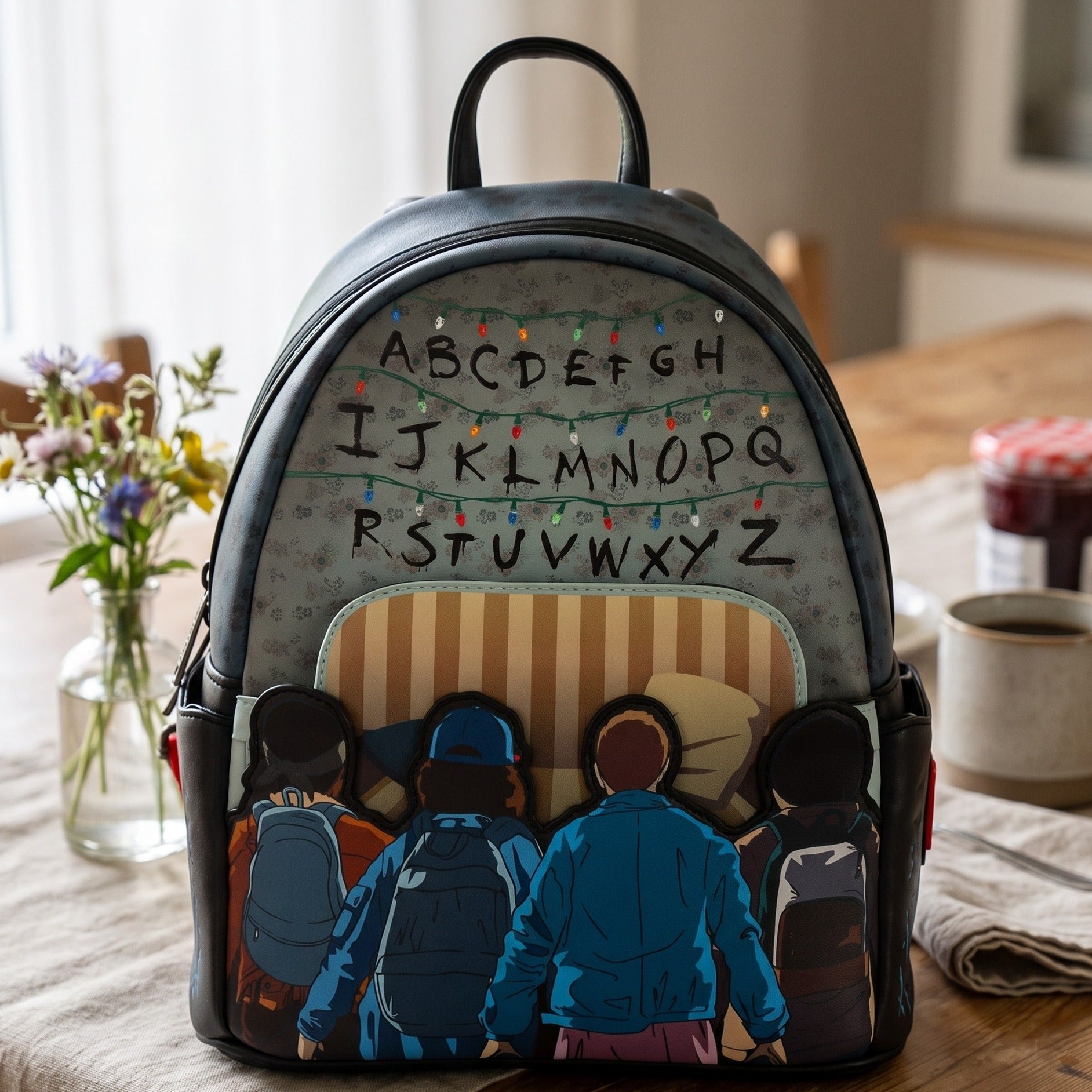 Imagen del producto Stranger Things - Mini mochila 10º aniversario con efecto de luz