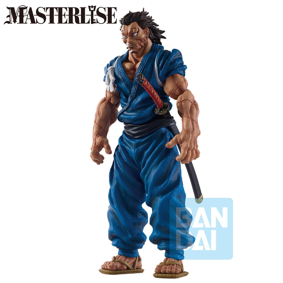 Imagen del producto Baki - Figura Musashi Miyamoto Giant Heartbeat Ichibansho