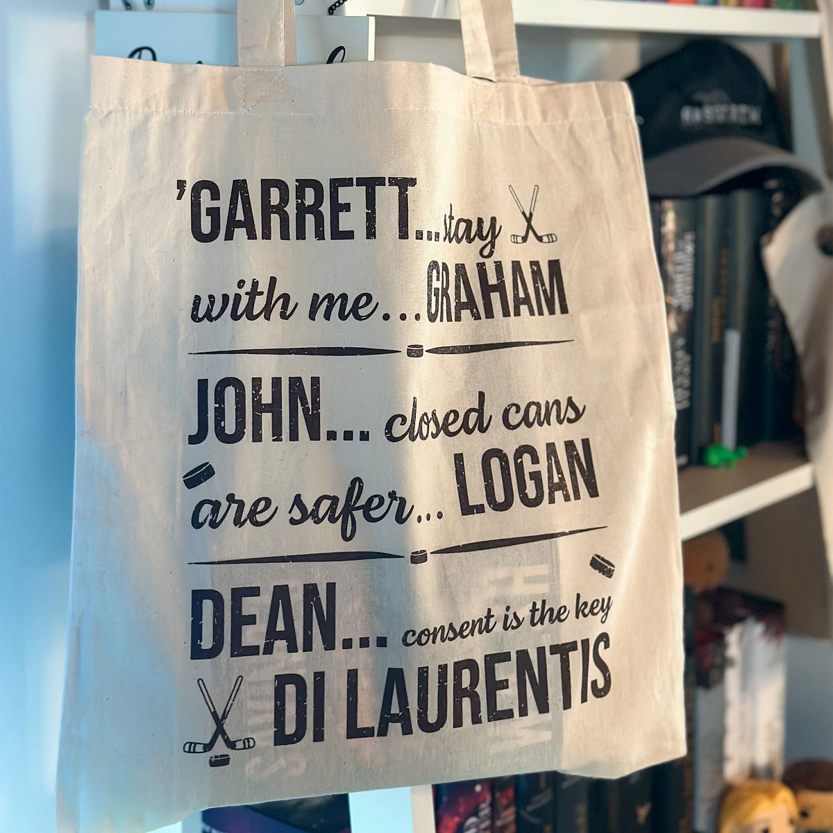 Imagen del producto Bolsa tote de Garrett, John y Dean para fans de Off Campus
