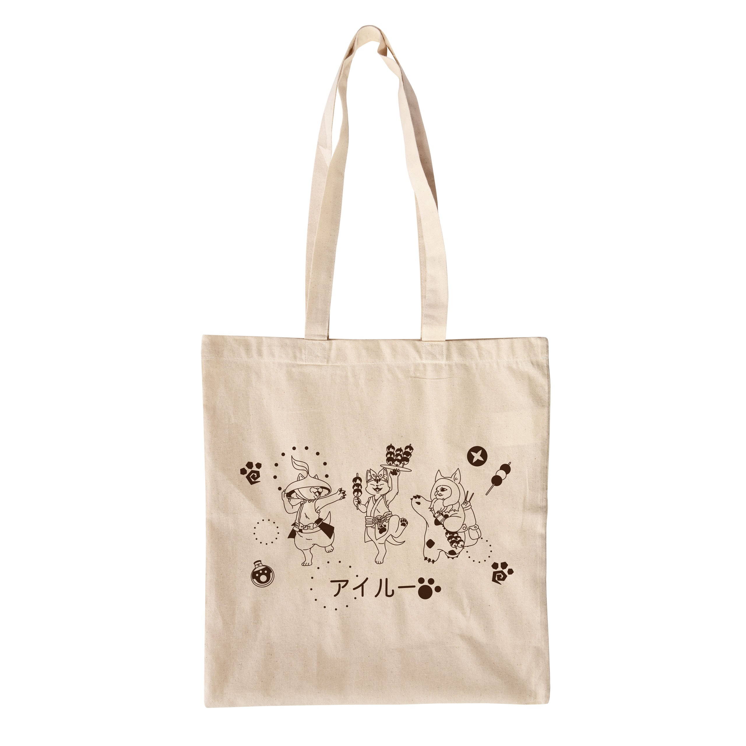 Imagen del producto Bolsa tote de Palico para fans de Monster Hunter