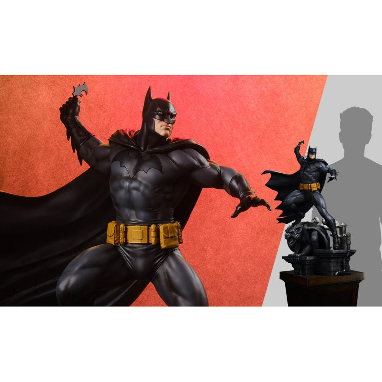 Imagen del producto DC Comics Maquette 1/4 Batman (Edición Black and Gray) 66 cm
