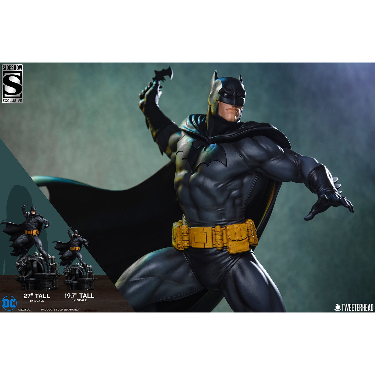 Imagen del producto DC Comics Maquette 1/4 Batman (Edición Black and Gray) 66 cm
