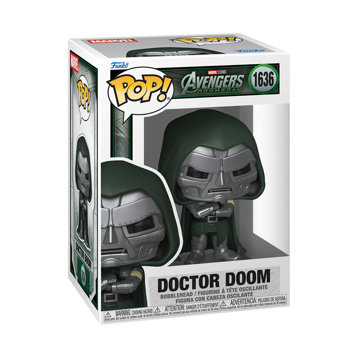 Imagen del producto Vengadores: Doomsday - Doctor Doom Funko Pop! Figura con cabeza oscilante