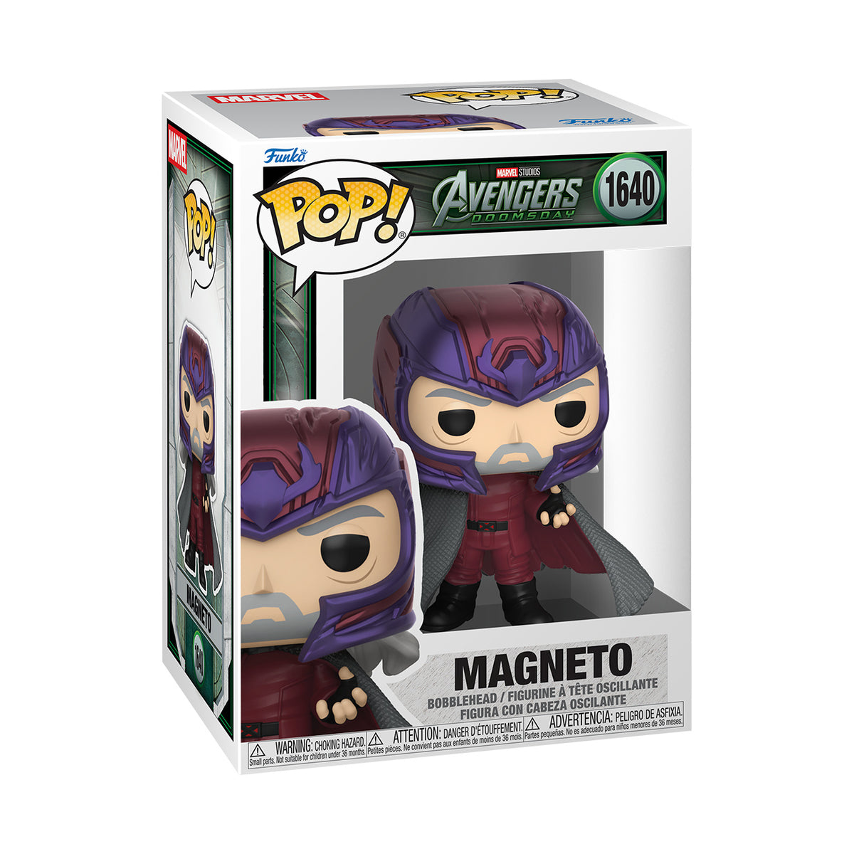 Imagen del producto Avengers: Doomsday - Magneto figura Funko Pop con cabeza oscilante