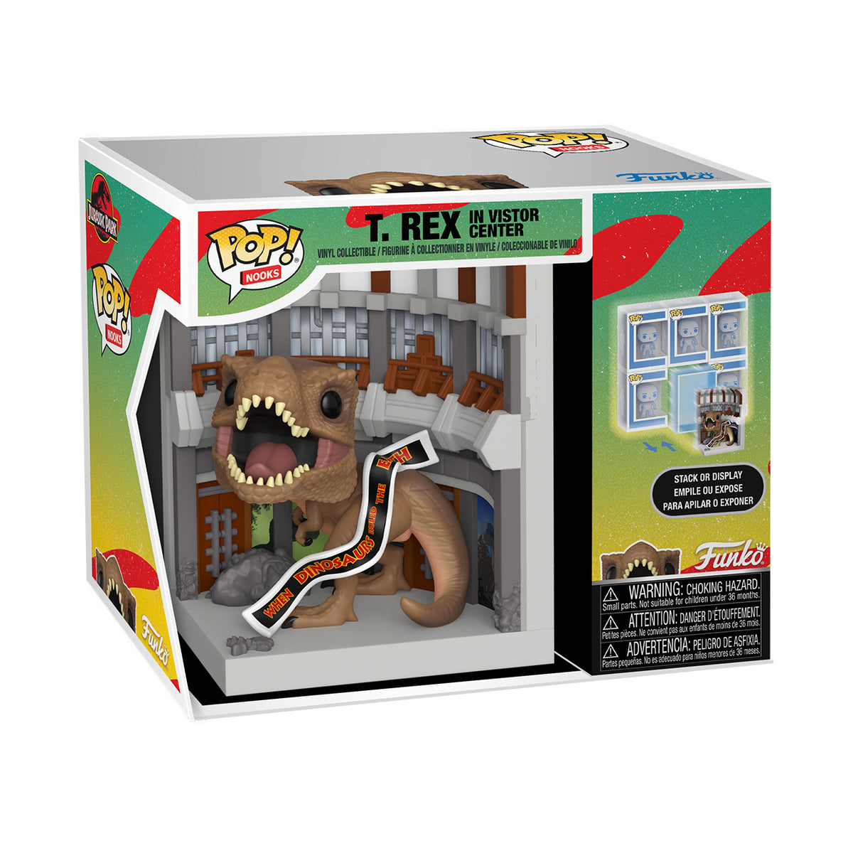 Imagen del producto Jurassic Park - Visitor's Center Funko Pop Nooks Diorama