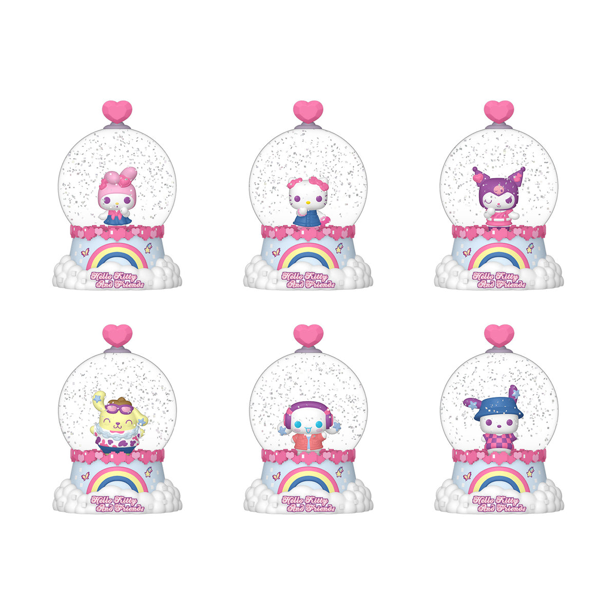 Product image Hello Kitty and Friends – Mystery Funko Pop Glitter Snow Globe 12-Pack Display