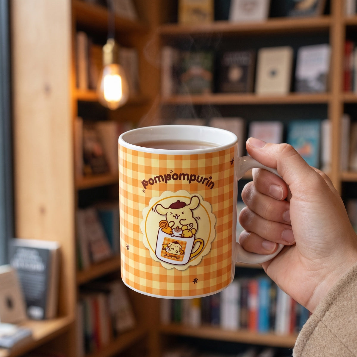Imagen del producto Pompompurin Taza Squishy Cute Purin - Sanrio