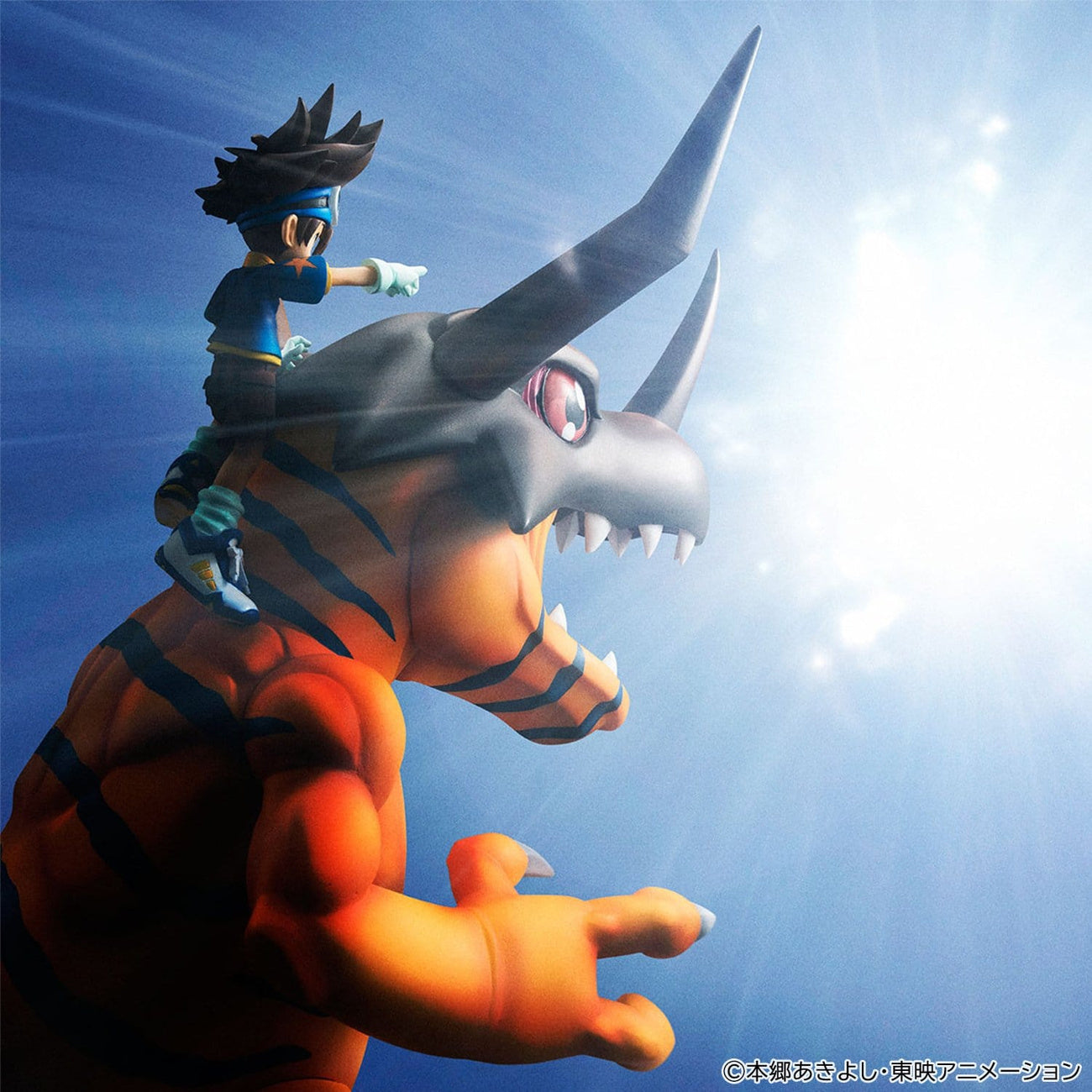 Imagen del producto Digimon Adventure - Greymon y Taichi Yagami set de figuras G.E.M. Series (Repeat)