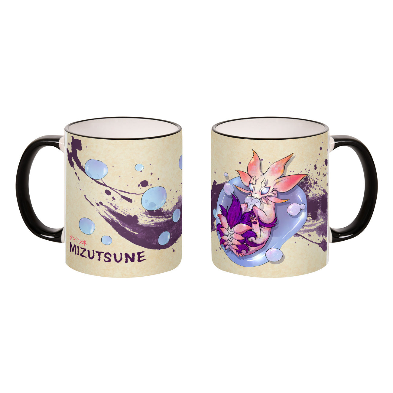 Imagen del producto Taza Mizutsune chibi para fans de Monster Hunter