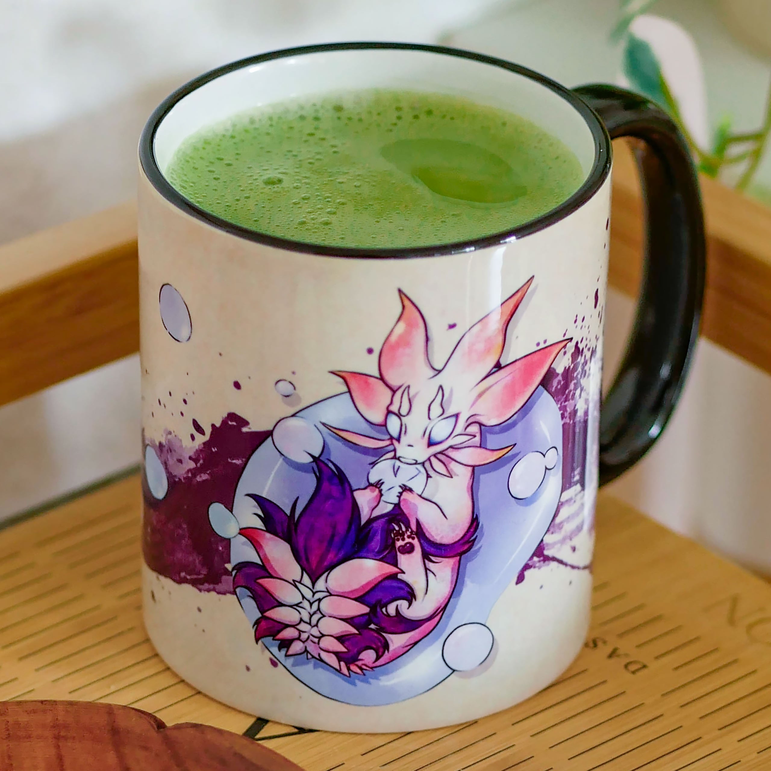 Imagen del producto Taza Mizutsune chibi para fans de Monster Hunter