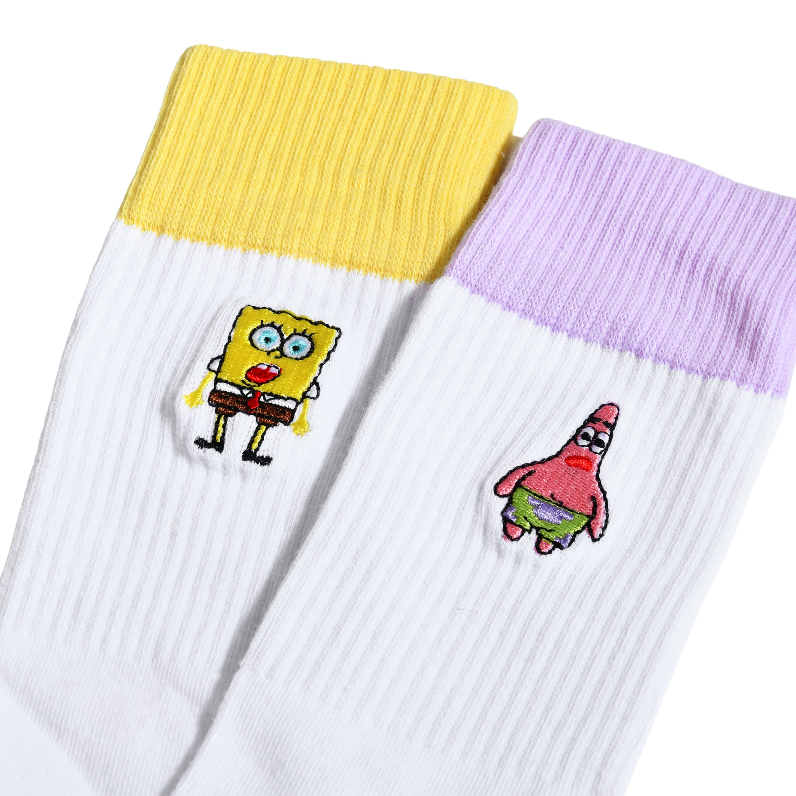 Imagen del producto Pack de 2 pares de calcetines de Bob Esponja y Patricio