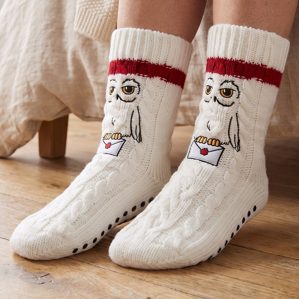 Imagen del producto Harry Potter - Calcetines Sherpa de Hedwig