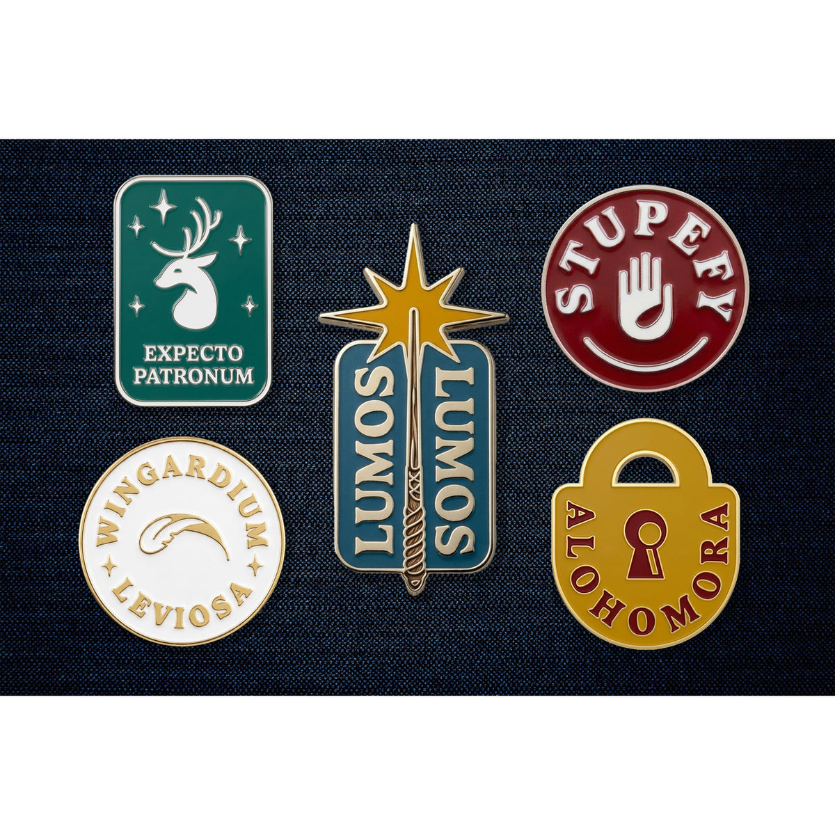 Imagen del producto Harry Potter - Set de 5 pins Symbols