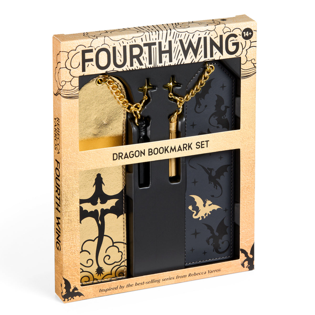 Imagen del producto Fourth Wing - Marcapáginas Dragones set de 2
