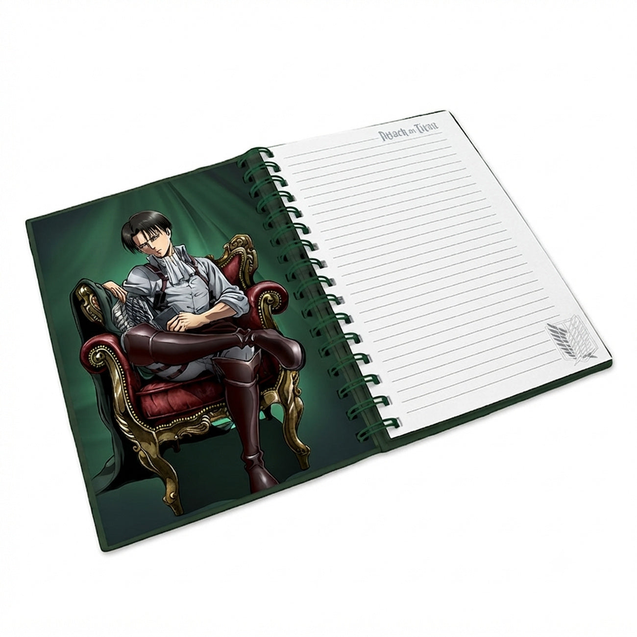 Imagen del producto Attack on Titan - Cuaderno Levi A5