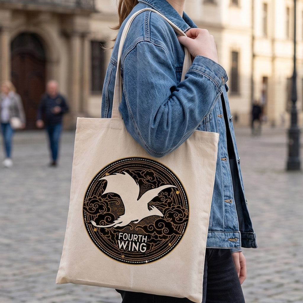 Imagen del producto Fourth Wing - Bolsa de tela Dragón
