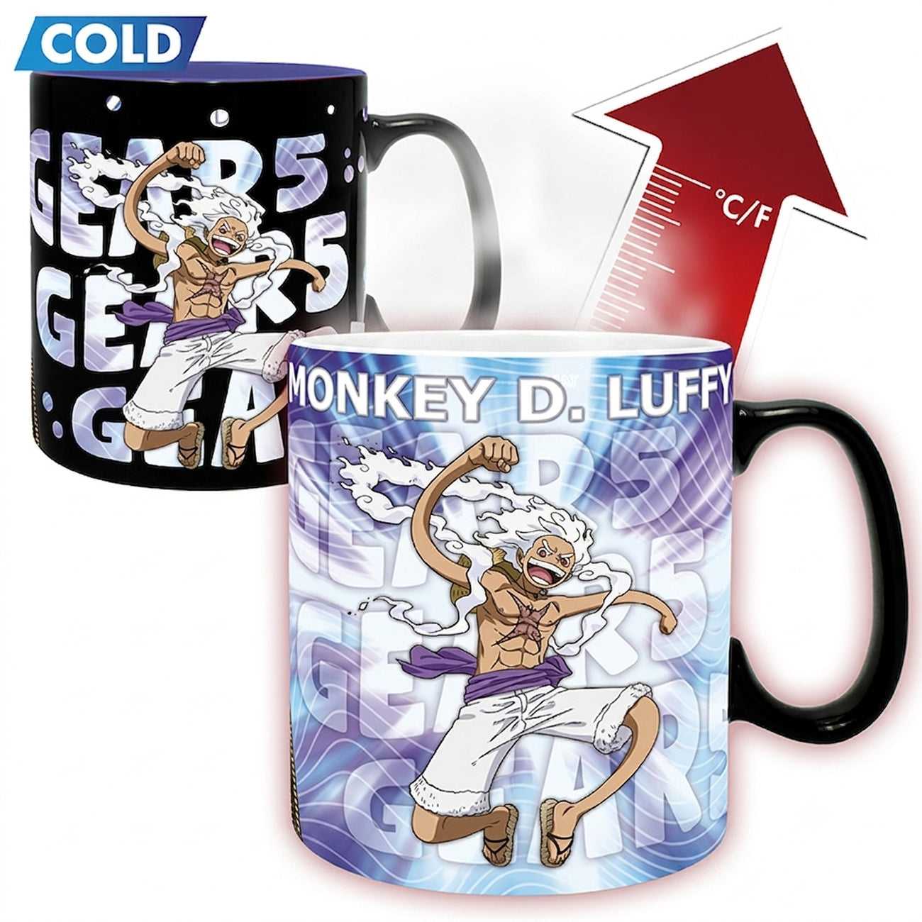 Imagen del producto One Piece - Taza térmica Monkey D. Luffy Gear 5
