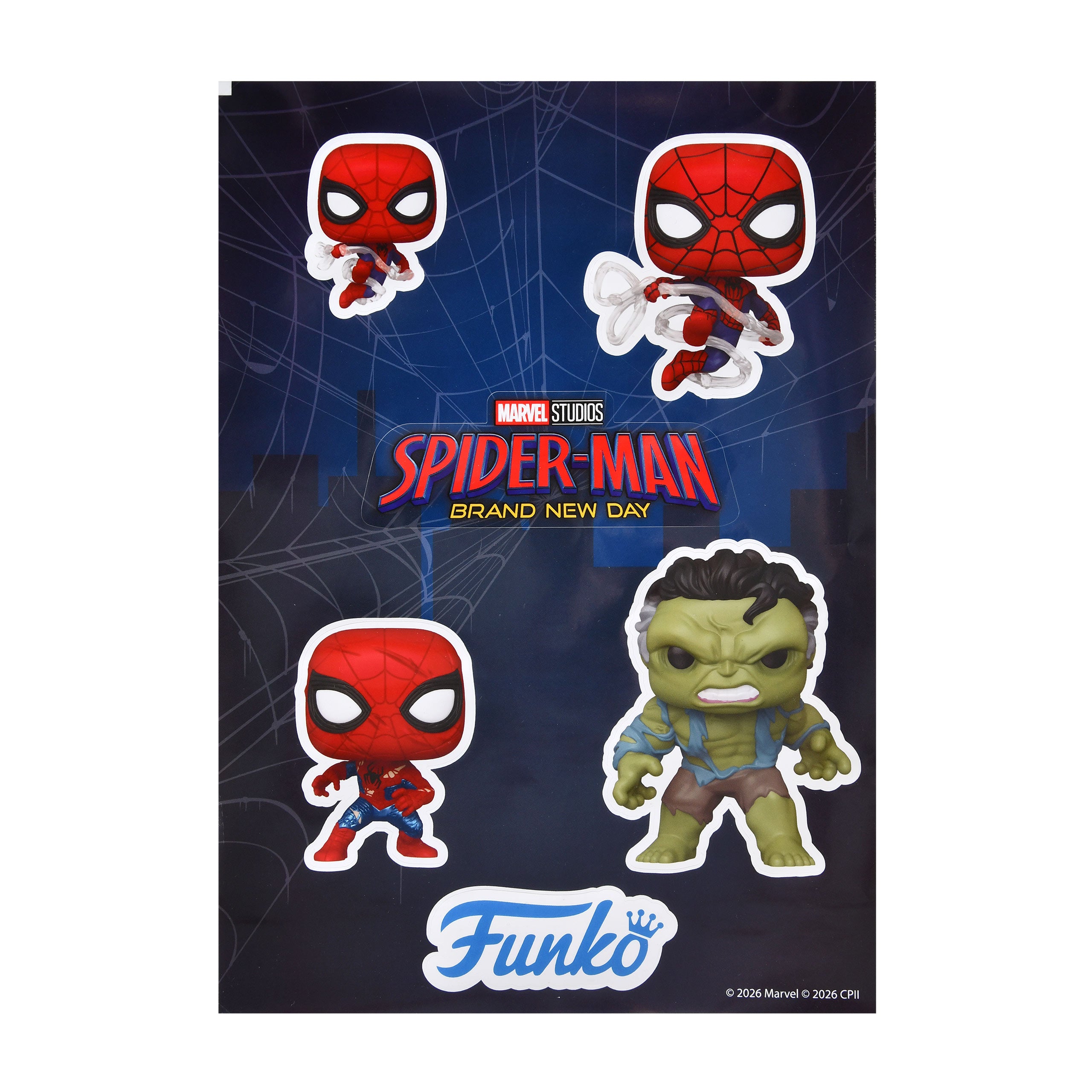 Imagen del producto Spider-Man Brand New Day Hoja de pegatinas gratis
