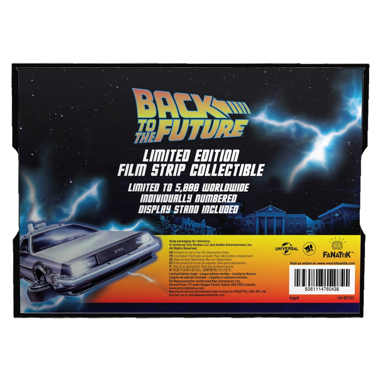 Imagen del producto Regreso al Futuro - Réplica coleccionista de carrete de película de metal Edición Limitada