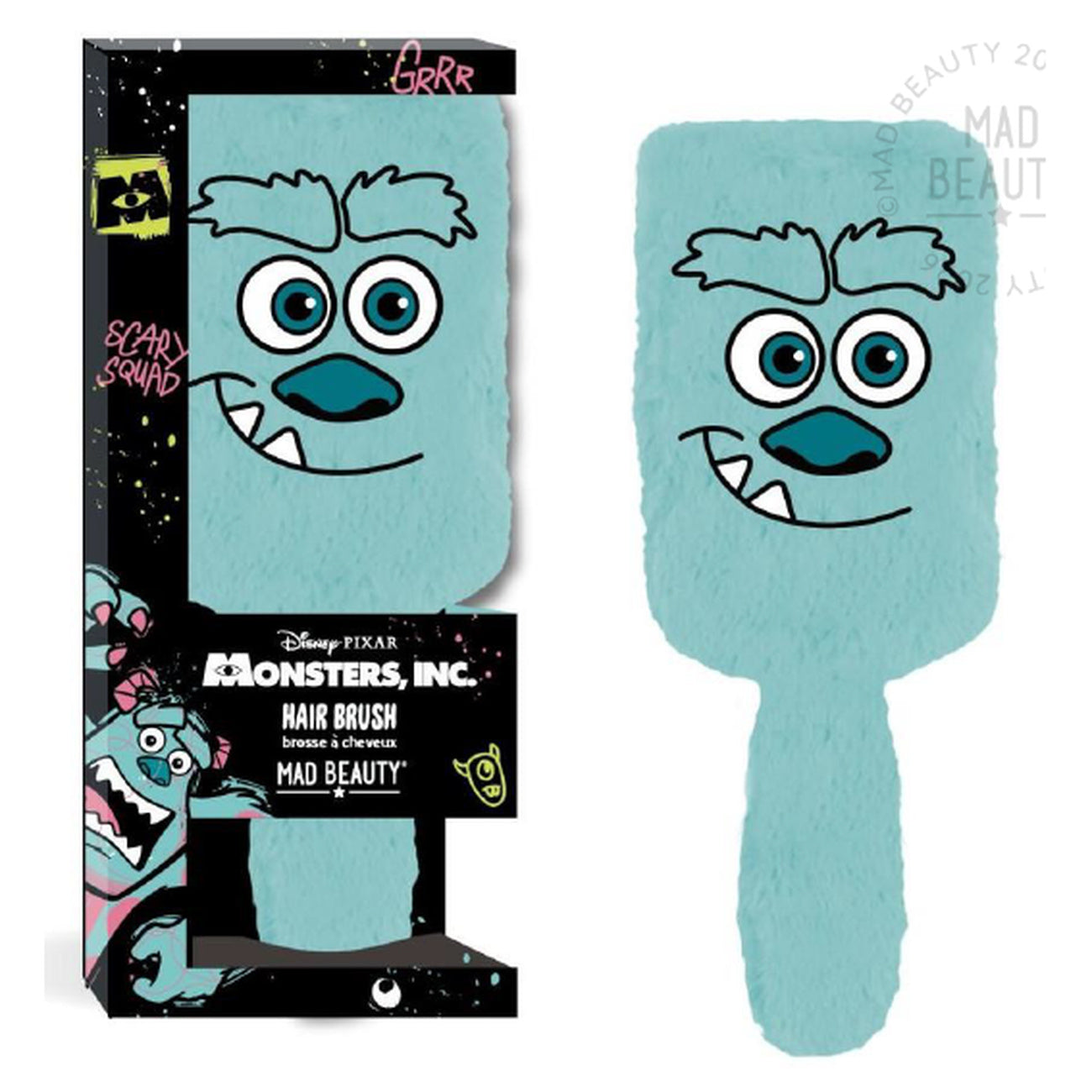 Imagen del producto Monstruos – Cepillo para el pelo con funda de pelo