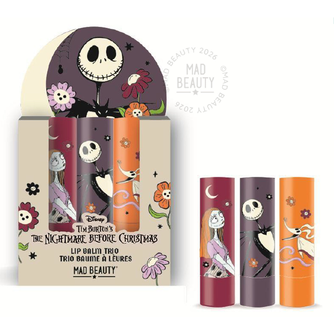 Product image Nightmare Before Christmas - Lip Balm Set of 3