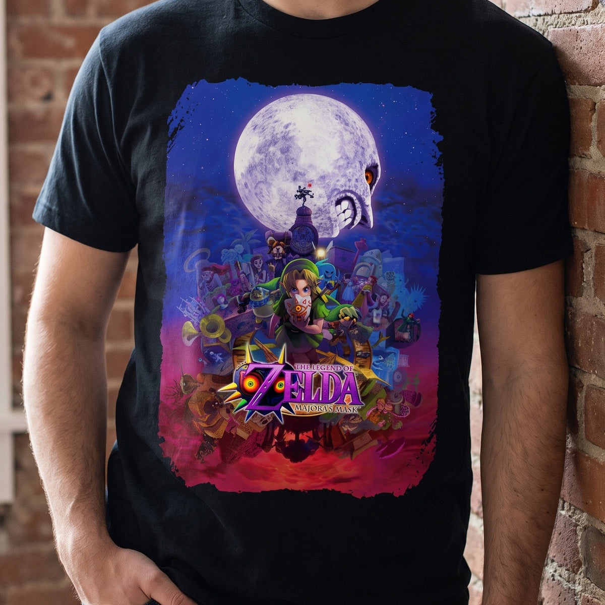 Imagen del producto Zelda - Camiseta Link Poster negra