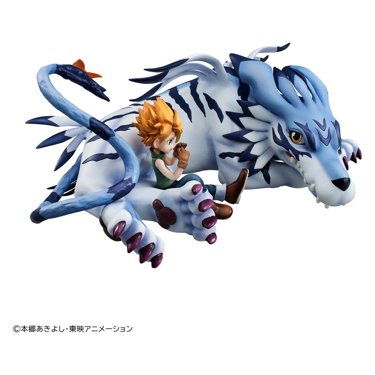 Imagen del producto Digimon Adventure - Set de figuras de Garurumon y Yamato Ishida