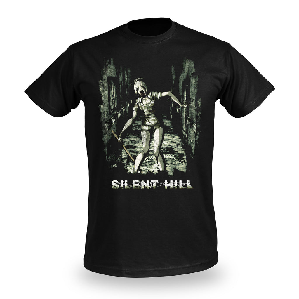 Imagen del producto Camiseta negra Nurse para fans de Silent Hill