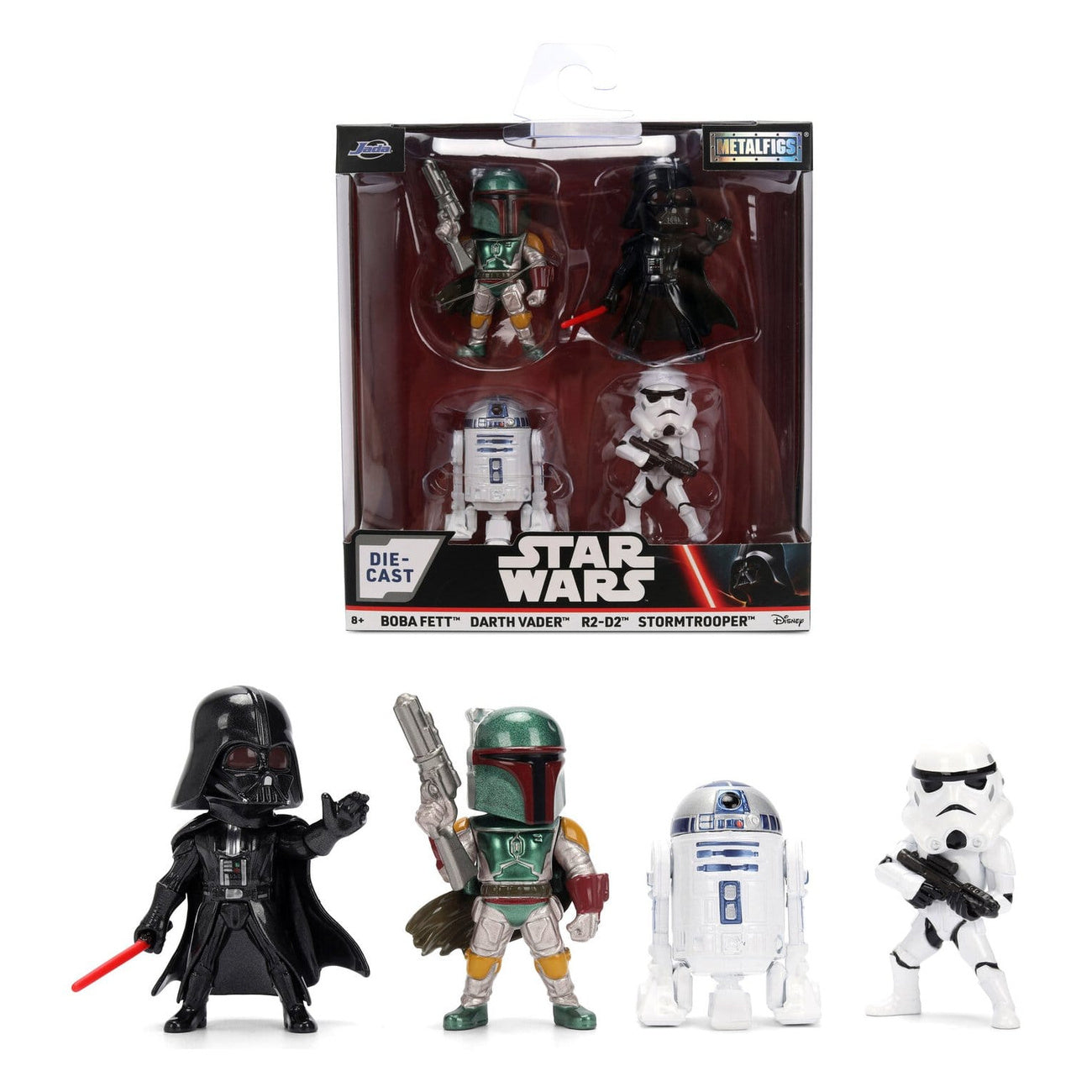 Imagen del producto Star Wars pack de 4 minifiguras Wave 1 6,5 cm