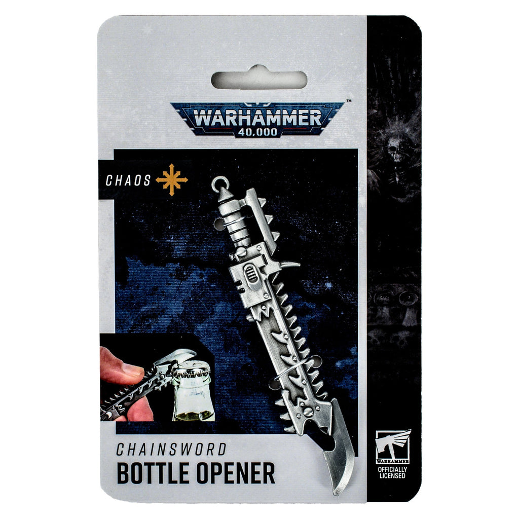 Imagen del producto Abrebotellas Espada Sierra del Caos de Warhammer 40,000