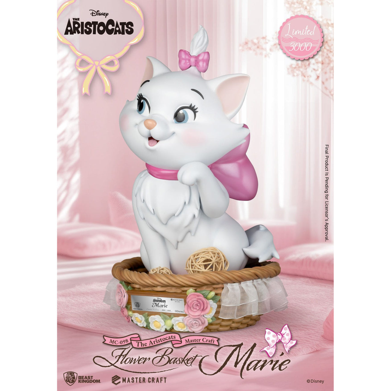 Imagen del producto Los Aristogatos Estatua Master Craft Cesta de flores Marie 32 cm