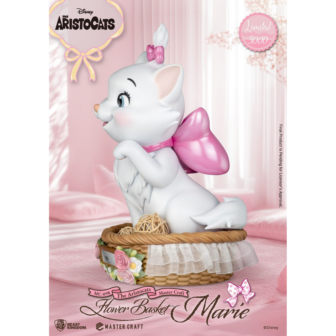 Imagen del producto Los Aristogatos Estatua Master Craft Cesta de flores Marie 32 cm