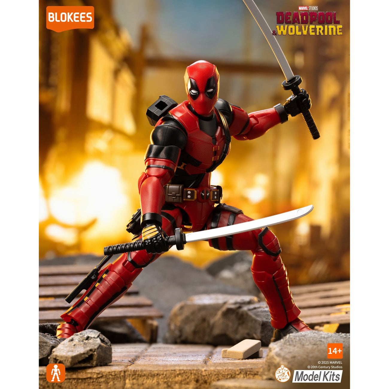 Imagen del producto Set de construcción Marvel Blokees Deadpool