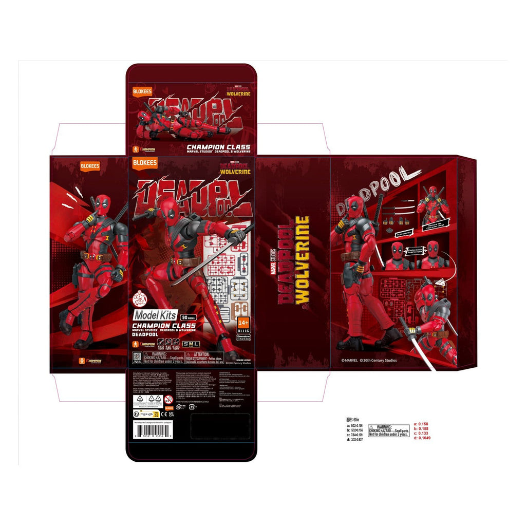 Imagen del producto Set de construcción Marvel Blokees Deadpool