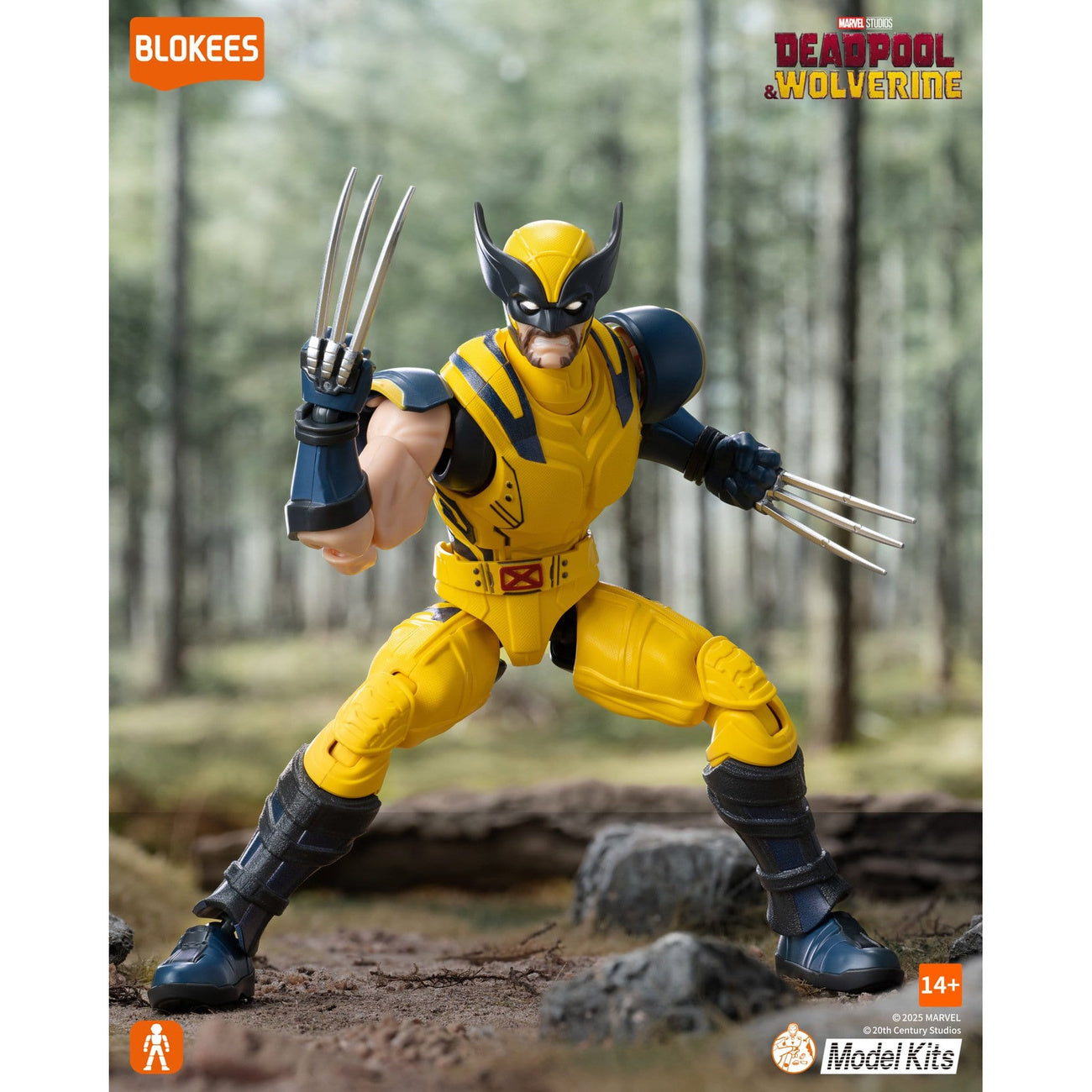 Imagen del producto Set de construcción de Wolverine Marvel Blokees
