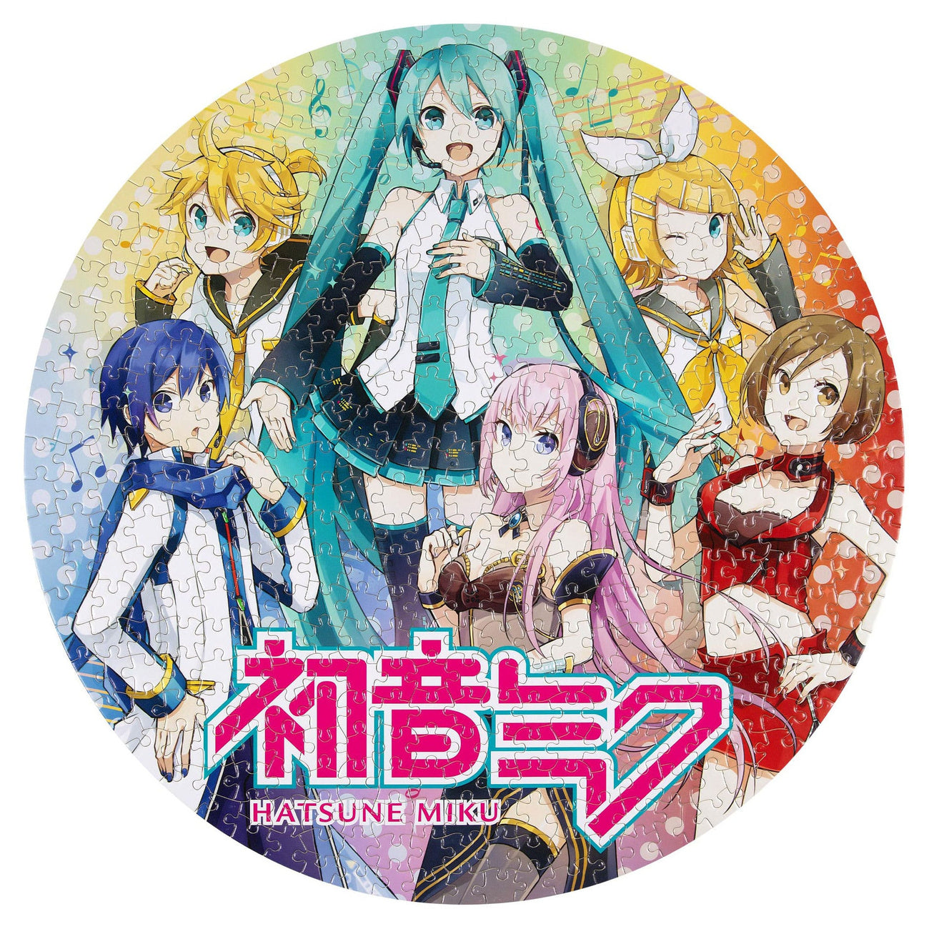Product image Hatsune Miku Round Jigsaw Puzzle 500 Pieces