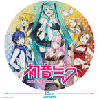 Product image Hatsune Miku Round Jigsaw Puzzle 500 Pieces