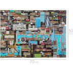 Imagen del producto Puzzle de píxeles de 8 bits Londres nivel 3 – 1000 piezas