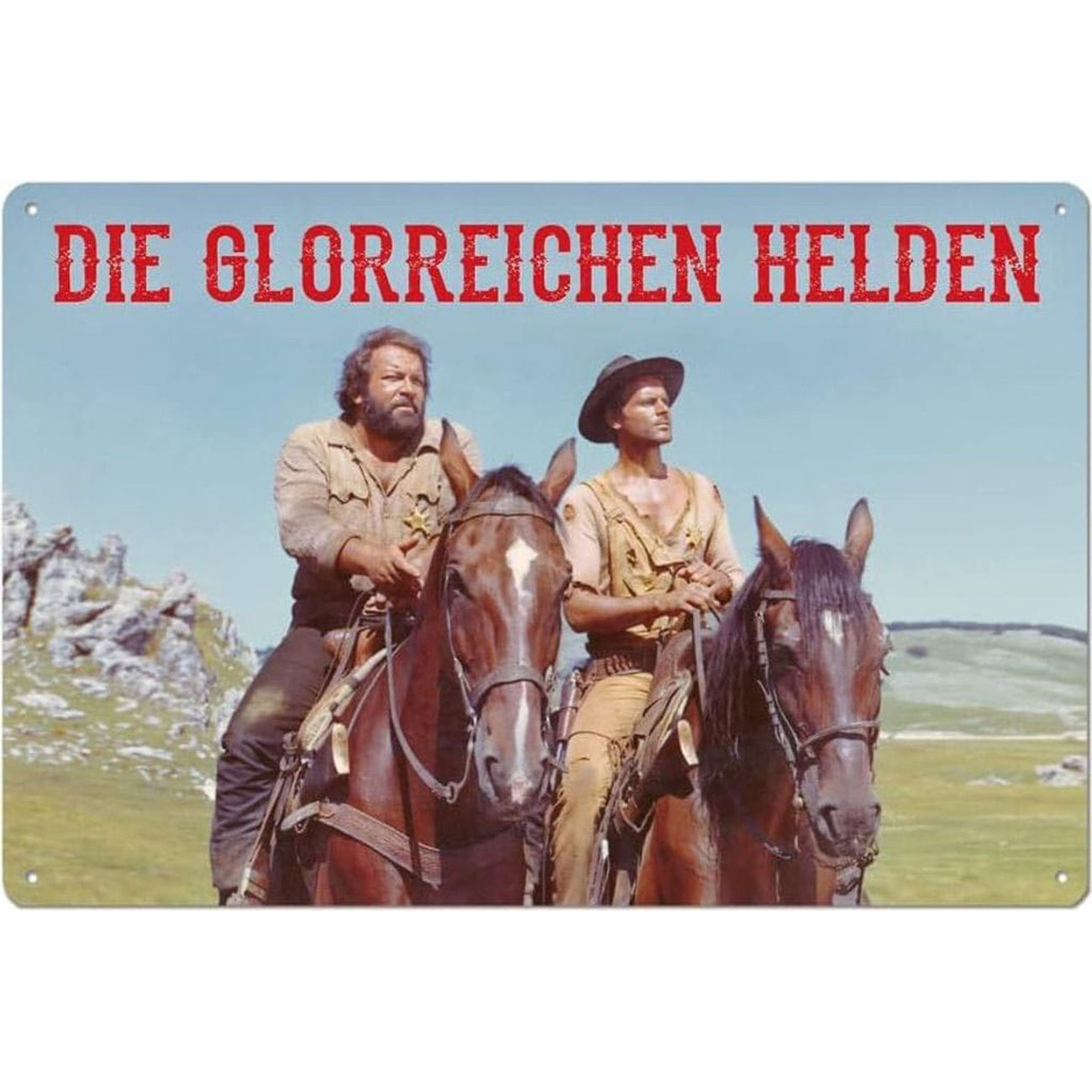 Imagen del producto Bud Spencer & Terence Hill Cartel de metal Los gloriosos