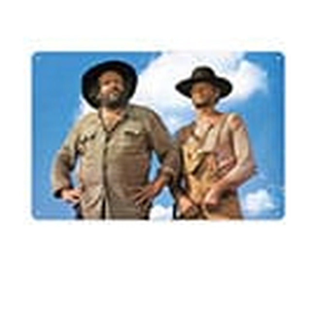 Imagen del producto Cartel de metal Bud Spencer & Terence Hill Cielo azul 20 x