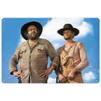 Imagen del producto Cartel de metal Bud Spencer & Terence Hill Cielo azul 20 x