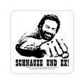 Product image Bud Spencer Metal Beer Coaster Schnauze und Ex 10 x 10 cm