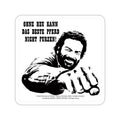 Imagen del producto Posavasos de cerveza Bud Spencer de metal Puño Caballo 10 x 10 cm