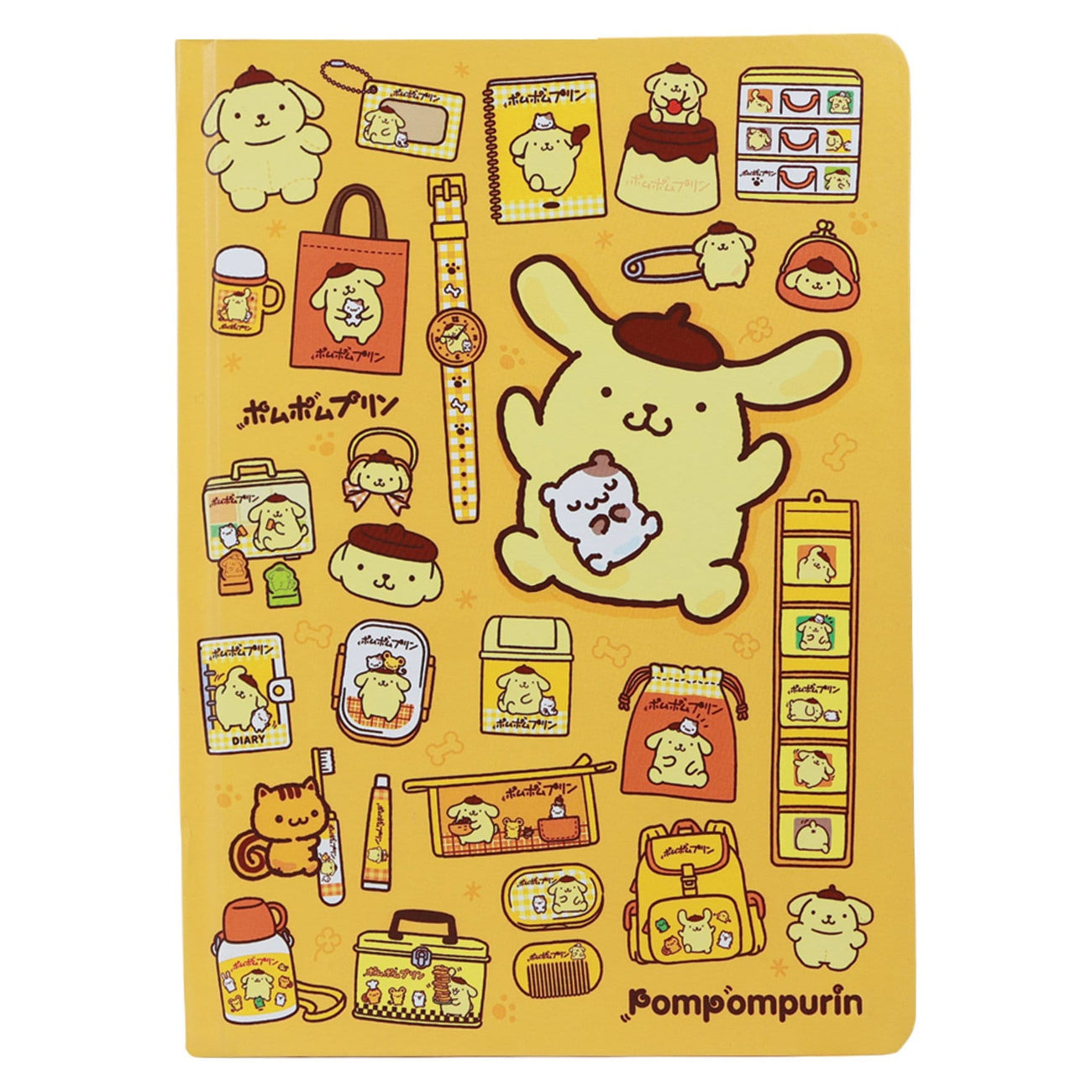 Imagen del producto Cuaderno A5 Pompompurin de Sanrio
